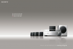 Sony Style: Choice 1 / Choice 2 / Choice 3