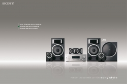Sony Style: Choice 1 / Choice 2 / Choice 3