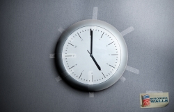 Melon concrete: Clock