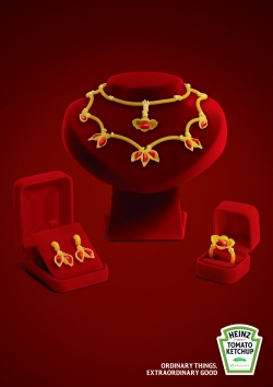 Heinz ketchup: Heinz jewellery Pasta/ Fries