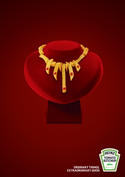 Heinz ketchup: Heinz jewellery Pasta/ Fries