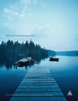 Scouts Canada: Up _ _ _ _ creek