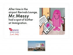Virgin Atlantic Upper Class: Mr Messy