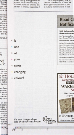 Cancer Council: Spot