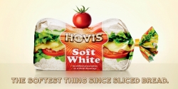 Hovis Soft White Bread: celery, tomato, pepper