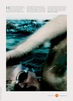 Craig Kinder @f22: Swimmer