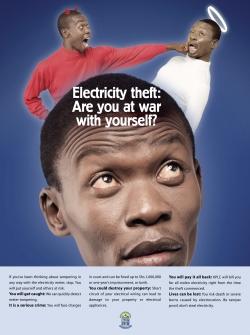 Electricity theft: War