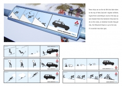 Mitsubishi Pajero: Snow Strips