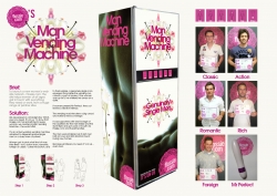 Flossie.com: Man Vending Machine