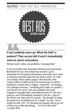 Bestads: Canada press clipping