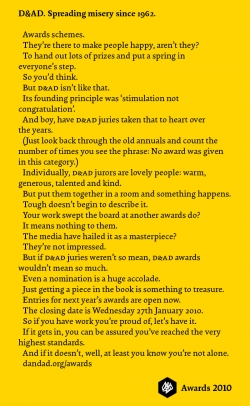 D&AD: Misery
