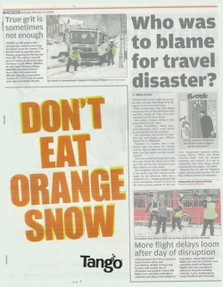 Tango: Orange Snow