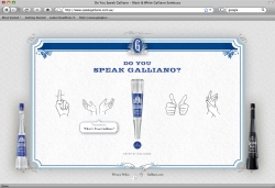Galliano Sambuca: Do you speak Galliano?