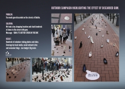 Dublin City Council Anti-Littering Campaign: Sticky Shoes