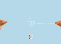 colgate floss:  cupcake