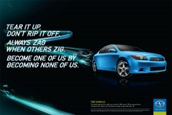 Scion: Brand Manifesto three