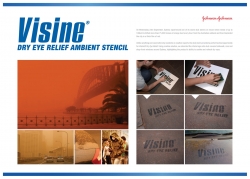 Visine: Dry eye relief ambient stencil
