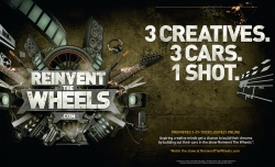 Scion: Reinvent The Wheels - Teaser Print Ad.