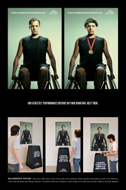 ADD - Sporting Association for the Disabled: Holographic Poster