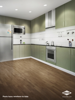 Orkin Pest Control: 2D room - Kitchen