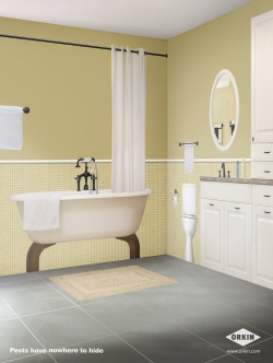 Orkin Pest Control: 2D room - Bathroom