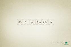 Environmental Recycling Institute: necklaces
