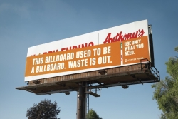 Use Only What You Need: Used to be a billboard