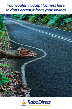 RaboDirect.com.au: Lazy Road Markings
