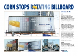 Aquafresh: Corn Stops Rotating Billboard