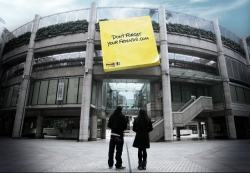 Post-it Note: Launch Yellow post-it note poster
