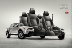 Mitsubishi Motors: MITSUBISHI L200 TRITON 2010. YOU'LL FEEL BIGGER INSIDE.