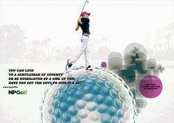 NPGOLF: Play golf - girl