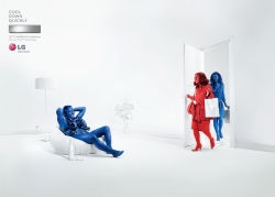 LG Jet Cool Air Conditioners: Cool Down Quickly - Man Present