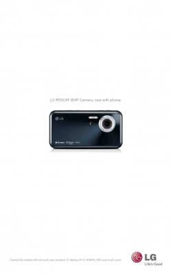 LG Mobile: It's a phone, it's a camera