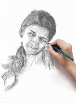 Apsara Drawing Pencil: Reacting Portraits_Eye