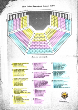 New Zealand International Comedy Festival: Choose Your Seats Carefully