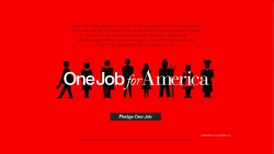 One Job for America: Pledge