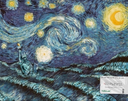 TRAVELART: New York - Van Gogh