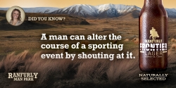 Ranfurly Frontier Lager: Sports