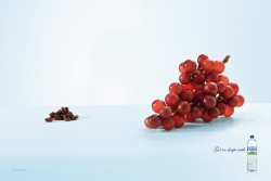 Danone Mineral Water: Grapes