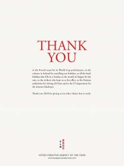 CLM BBDO: Thank You