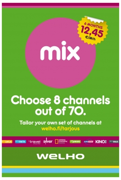 WELHO MIX: Choose 8 channels out of 70.