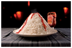 Heinz Hot & Spicy Ketchup: Volcano Rice