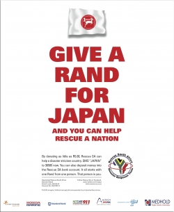 Rescue SA: Give a Rand for Japan