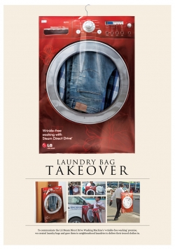 LG Steam Direct Drive Washing Machine': Laundry Bag Takeover