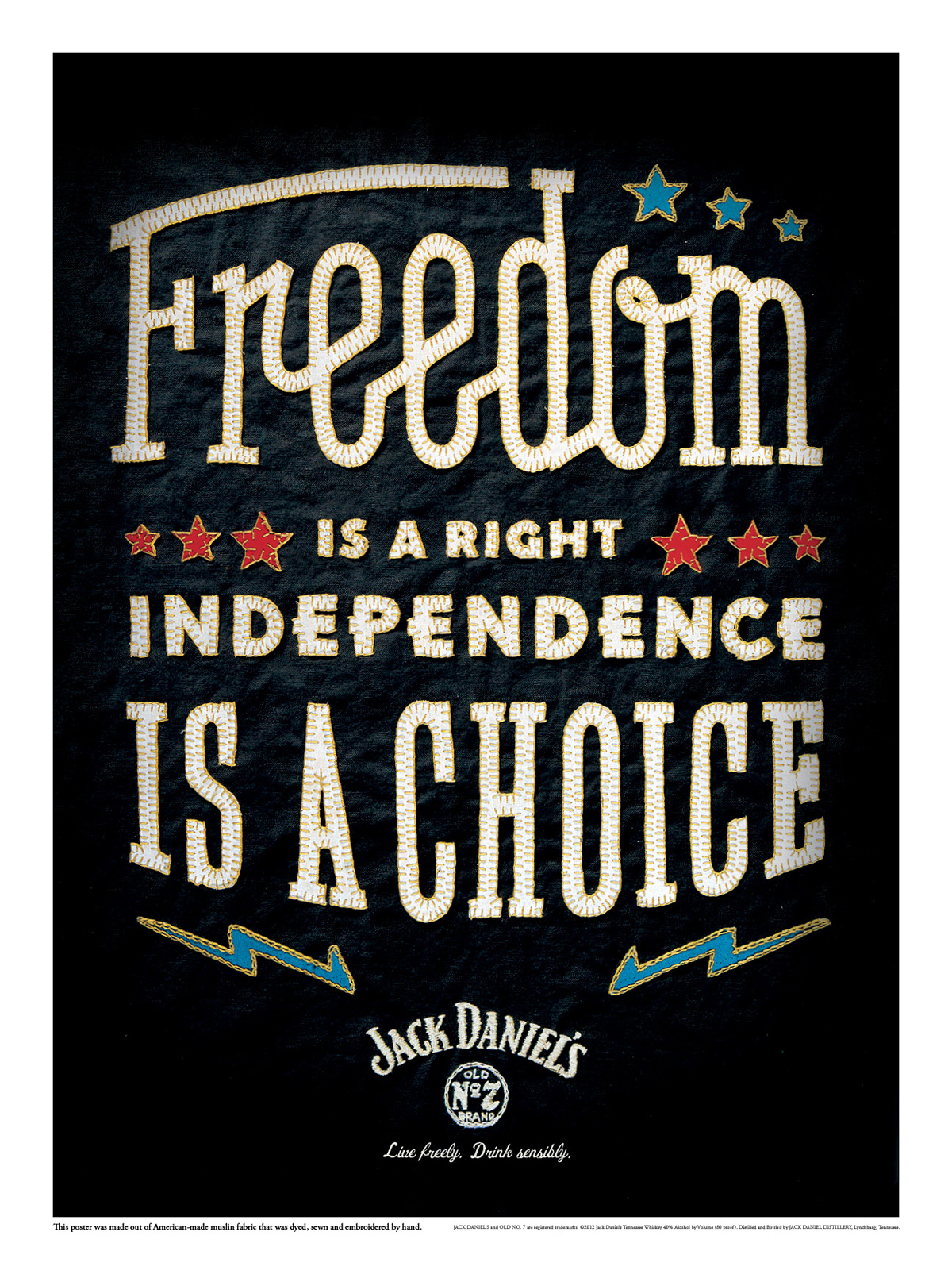 Outdoor ad: Jack Daniel's: Freedom