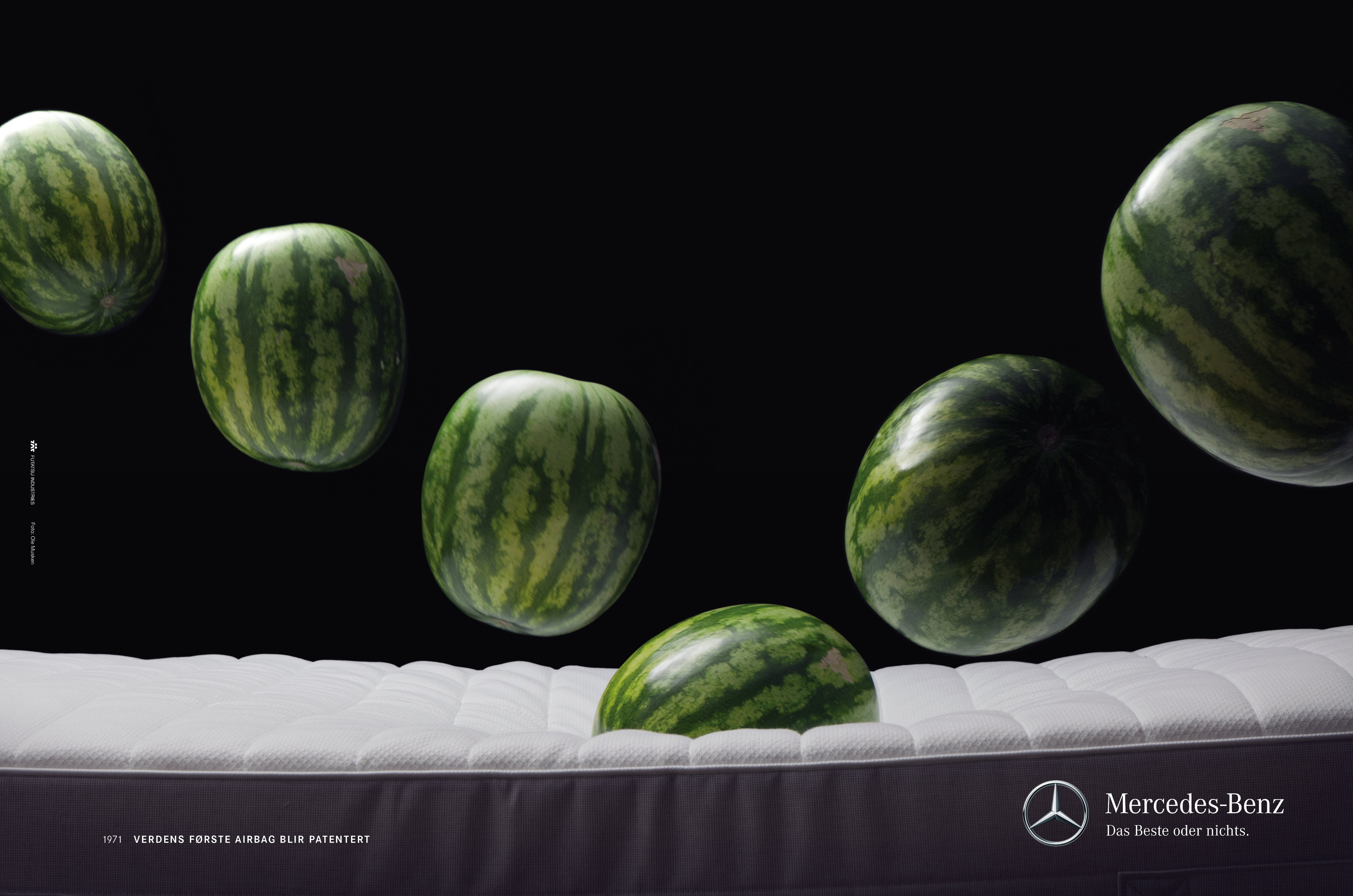 Mercedes airbag advertisement #7