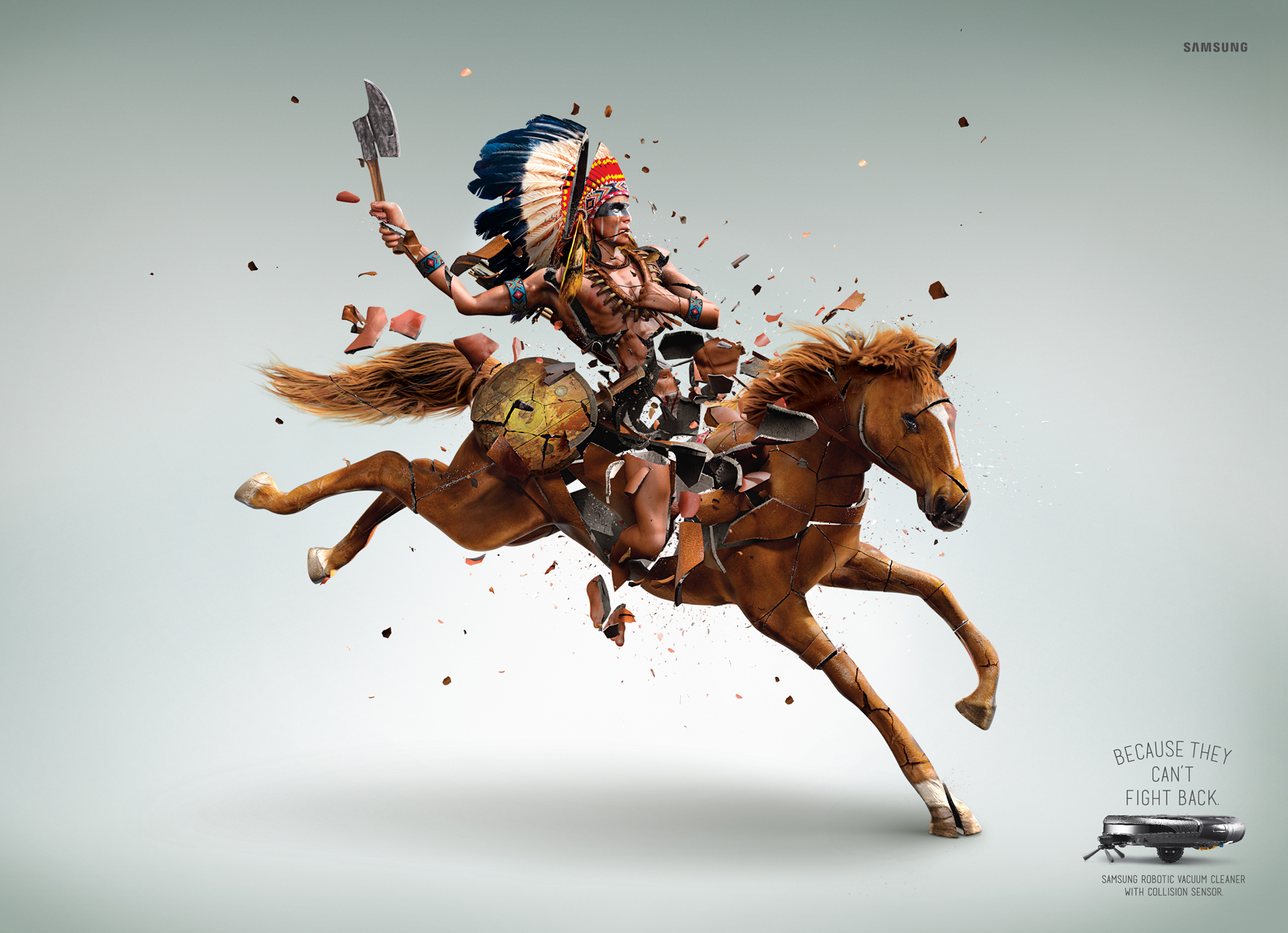 print ad samsung vacuum cleaners red indian cleaner ads