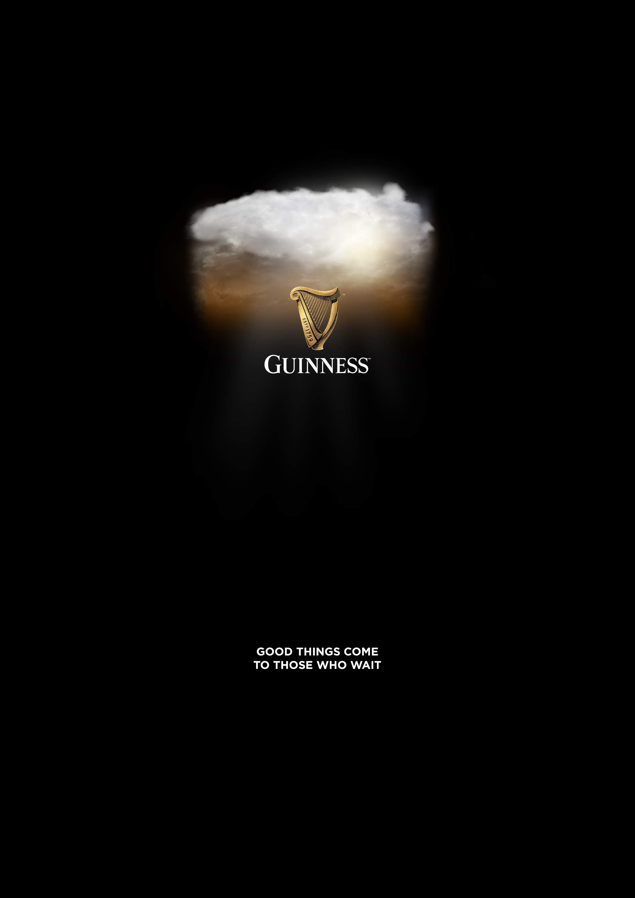 Print ad Guinness clouds