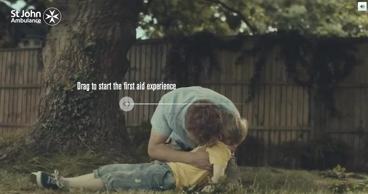 Interactive ad: St John Ambulance first aid: Save The Boy